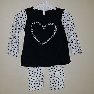First impressions girl's 2 piece outfit
